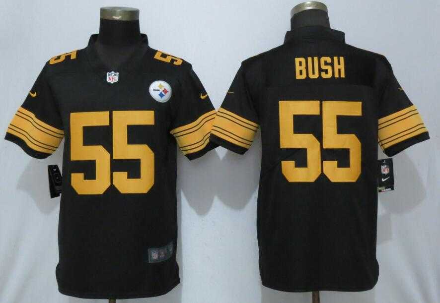Nike Steelers 55 Devin Bush Black 2019 NFL Draft First Round Pick Color Rush Limited Jersey,We sell and wholesale Nike Steelers 55 Devin Bush Black 2019 NFL Draft First Round Pick Color Rush Limited Jersey on line form chian!